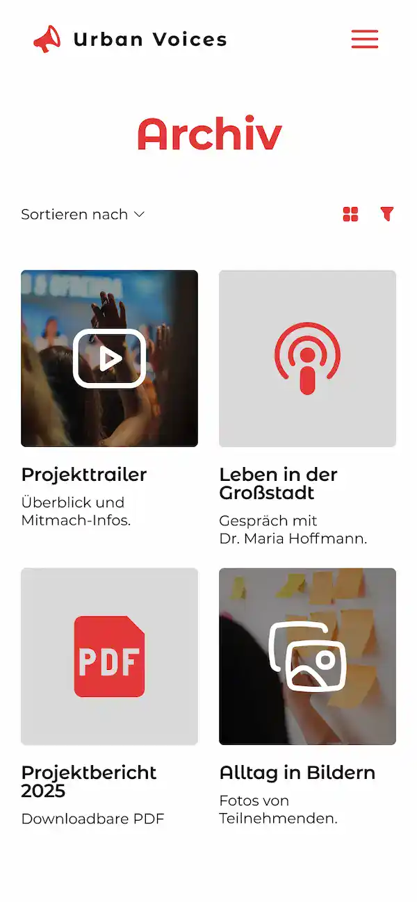 Mobile Ansicht der fAIr Research Startseite mit Logo, Slogan, Kurzbeschreibung und zwei Aktionsbuttons.
